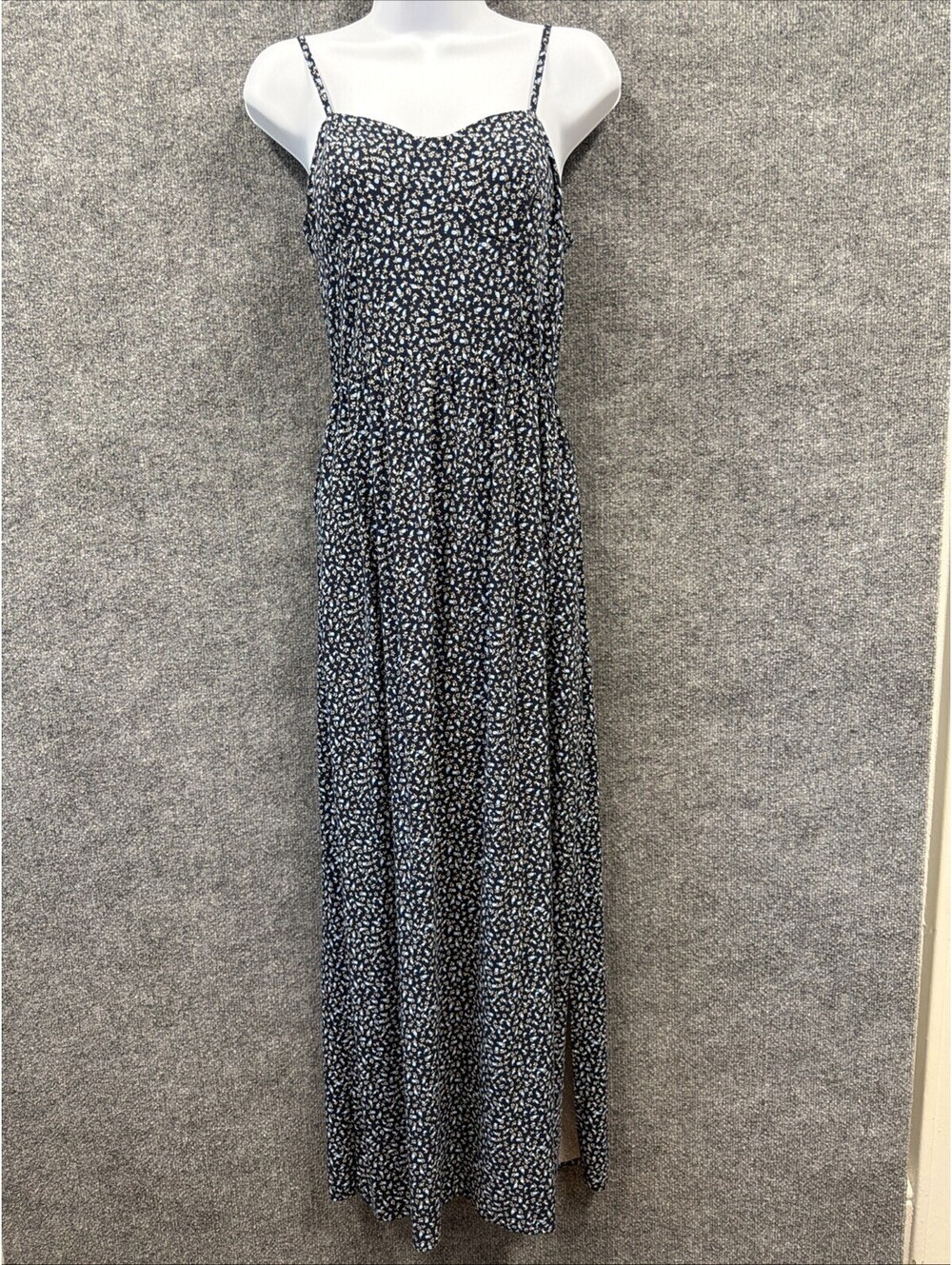 June & Hudson Halter Dress Size M Maxi with side Slits